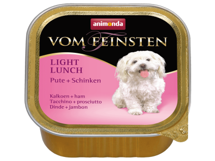 Animonda Vom Feinsten Light Lunch paštika pro psy krůta + šunka 150 g