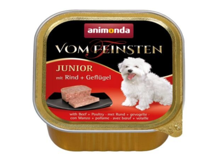 Animonda Vom Feinsten Junior paštika pro psy hovězí + drůbeží 150 g