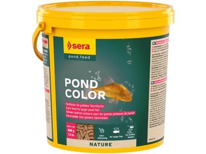 Sera vybarvovací krmivo pro zlaté a studenovodní ryby Pond Color Sticks 3,8 l NATURE