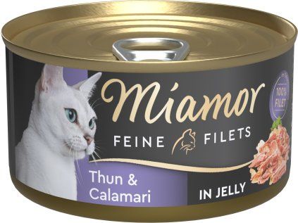 Finnern Miamor Fine Finest tuňák+kalamáry konzerva 100 g
