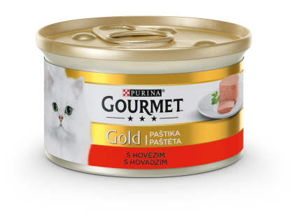 Konzerva Gourmet Gold hovězí 85 g