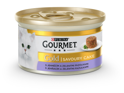 Konzerva Gourmet Gold Sav.Cake jehněčí a fazolky 85 g