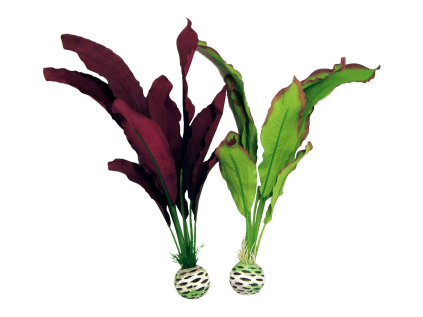 Biorb akvarijní hedvábná rostlina purpurová/zelená M