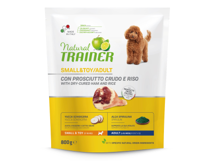 Natural Trainer Small&Toy Adult Prosciutto a rýže 800 g