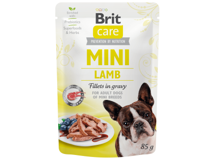 Kapsička Brit Care Mini Lamb fillets in gravy 85 g