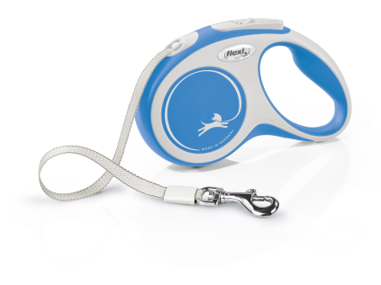 Flexi New Comfort S pásek 5 m/15 kg modré