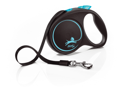 Flexi Black Design M pásek 5m/25 kg světle modré