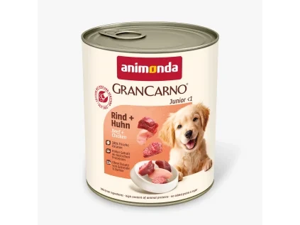 Konzerva Animonda Grand Carno Junior kuře a hovězí 800 g