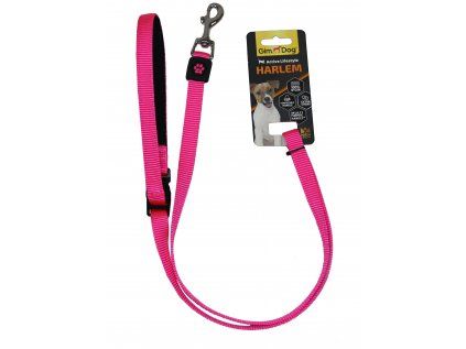 Vodítko Gimborn Nylon Neoprene 1,5x120cm růžové