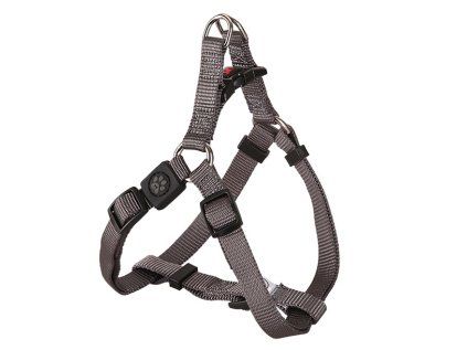 Postroj Gimborn Nylon X 1,5x45-63cm šedivý