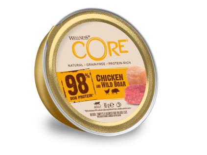 Wellness Core 98% kuřecí/divočák 85 g