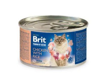 Brit Premium by Nature cat chicken with Rice 200 g