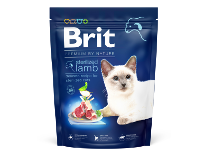 Brit Premium by Nature Cat Sterilized Lamb 300 g