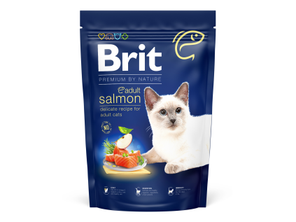 Brit Premium by Nature Cat Adult Salmon 1,5 kg