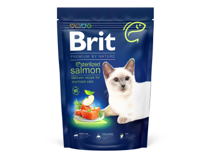 Brit Premium by Nature Cat Sterilized Salmon 1,5 kg