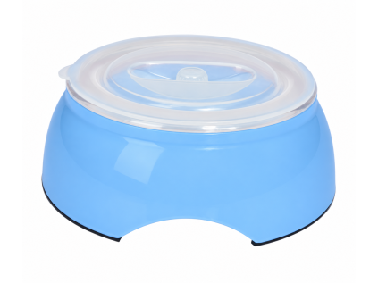 Miska plast Gimdog BOWL 2IN1 BL M modrá M