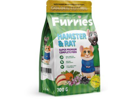 Furries Extrudované Granule Křecek, potkan a myš 700 g