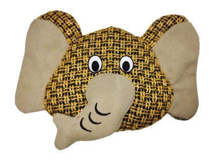 Hračka pro psy slon obličej 19 cm
