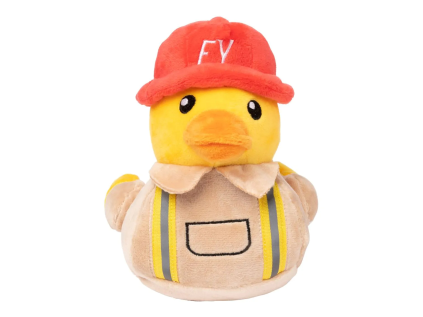 FuzzYard plyšová kachnička hasič 15 cm