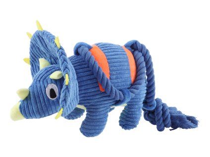 Huhubamboo hračka pro psy Triceratops 43cm