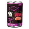 Konzerva Wellness CORE 95 Dog krocan a koza 400 g