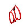 Červený postroj Huhubamboo z popruhu 32-46 cm pro psy